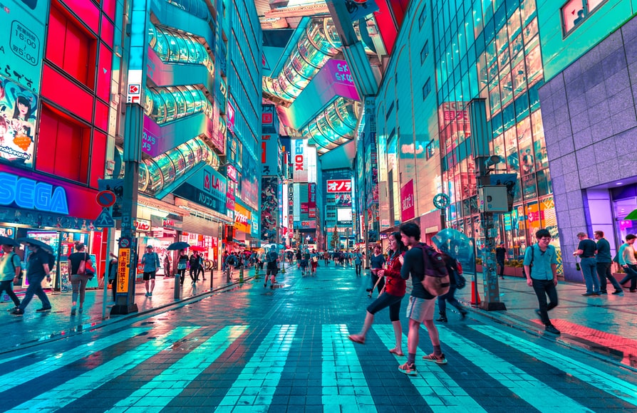 Diversity cosmopolitan Tokyo Japan architecture